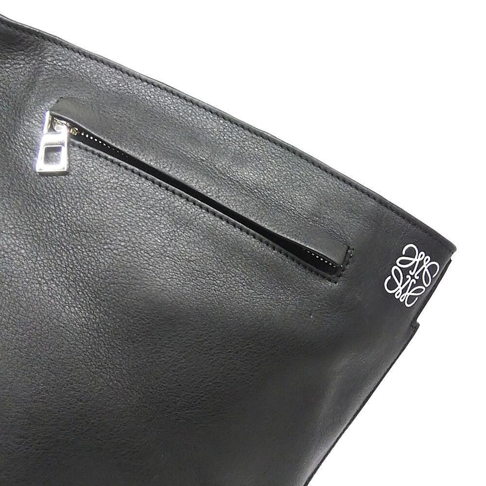 Loewe Anton Sling Body Bag Hobo Crossbody Black Leather